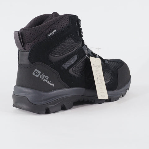 Mens Jack Wolfskin Vojo3 Texapore Leather Black Hiking Walking Waterproof Boots
