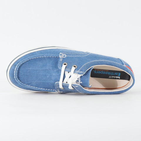 Mens Timberland EK Hookset Camp 5716R Medium Blue Canvas Lace Up Casual Shoes