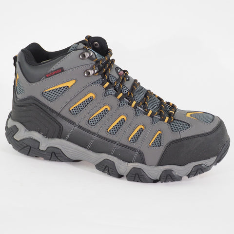 Mens Skechers Blais Bixford 77054 Grey Waterproof Steel Toe Safety Work Boots 