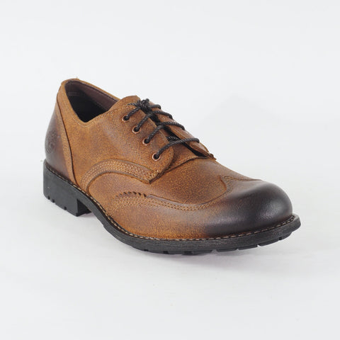 Mens Timberland EK City Premium Ox 5367R Medium Brown Leather Lace Formal Shoes