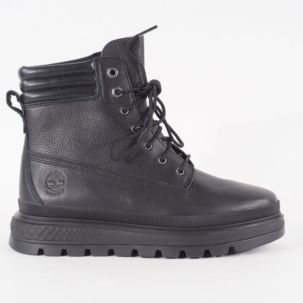 Womens Timberland Ray City 6 Inch A2JHY Black Leather Waterproof Casual Boot