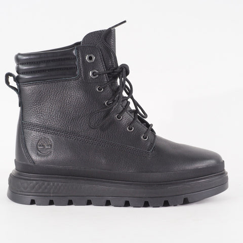 Womens Timberland Ray City 6 Inch A2JHY Black Leather Waterproof Casual Boot