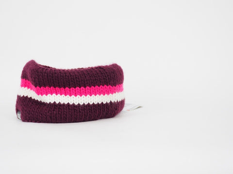 Womens Jack Wolfskin Rock 1904611 Dark Berry Knit Headband