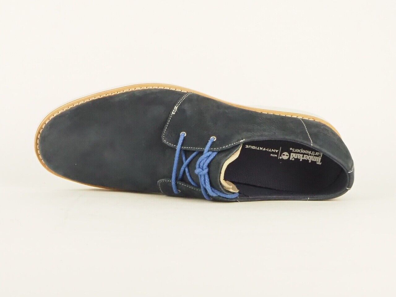 Mens Timberland Earthkeeper Stombuck Lite 5362A Navy Leather Lace Up Shoes