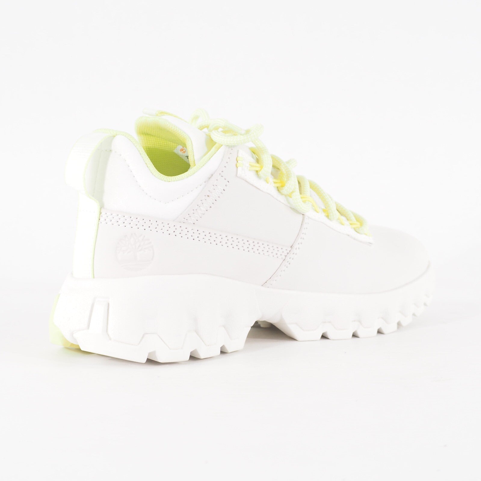 Womens Timberland TBL Edge A2G6N White Nubuck Leather Low Top Casual Trainers