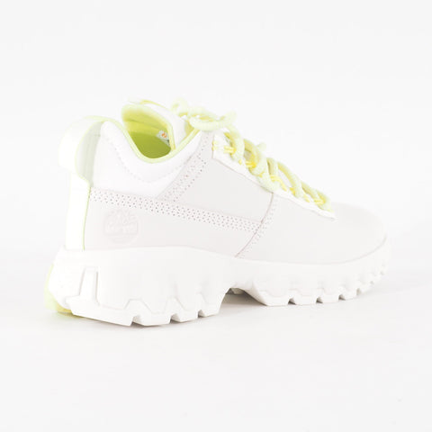 Womens Timberland TBL Edge A2G6N White Nubuck Leather Low Top Casual Trainers