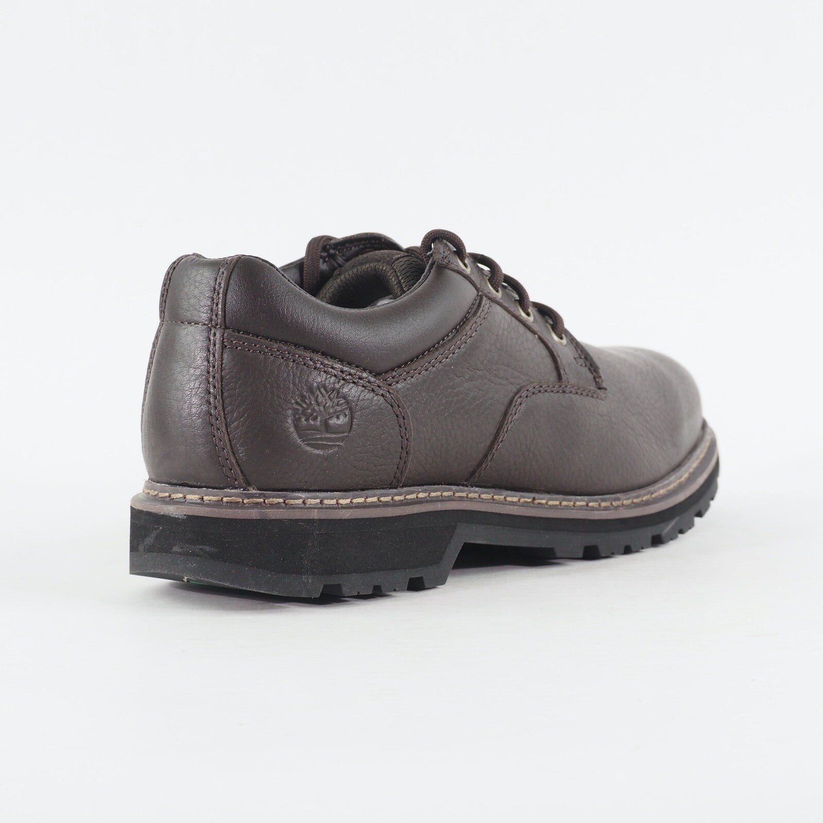 Mens Timberland Woodmont Oxford A1H6J Dark Brown Leather Lace Up Casual Shoes