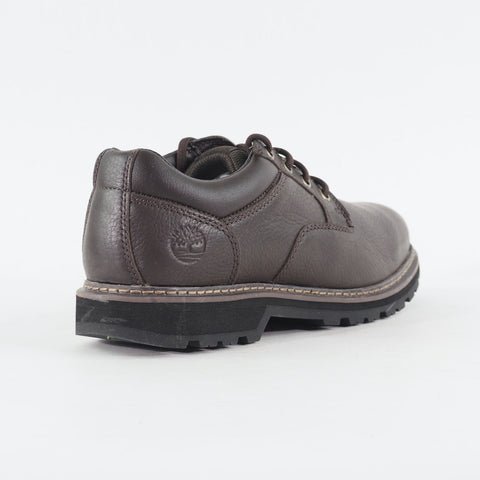 Mens Timberland Woodmont Oxford A1H6J Dark Brown Leather Lace Up Casual Shoes