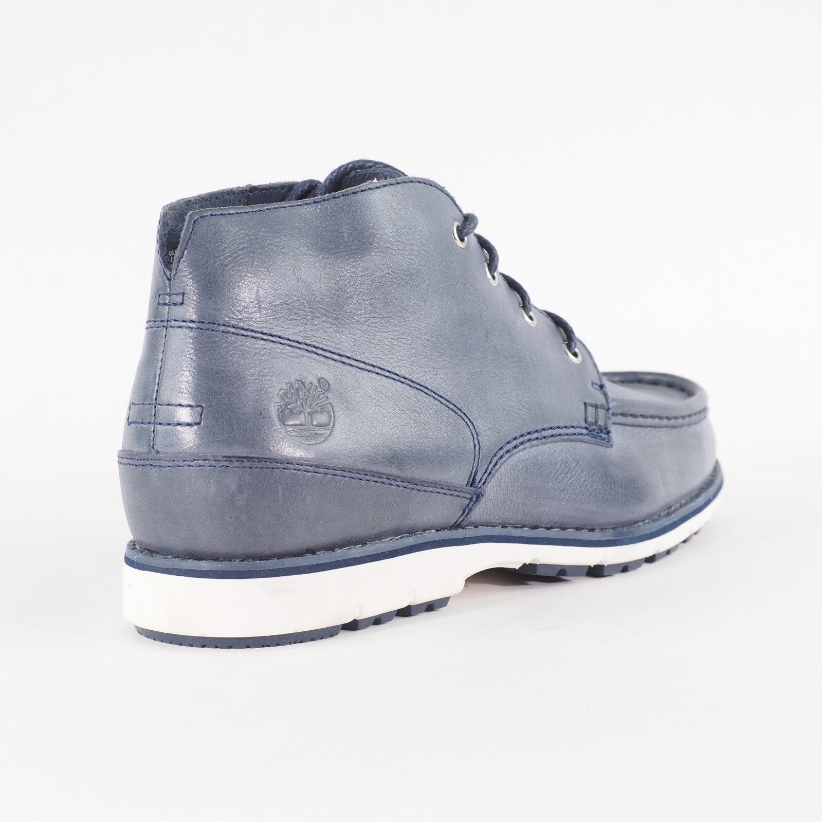 Mens Timberland Brewstah Deconstruct A16HI Blue Leather Lace Up Casual Boots