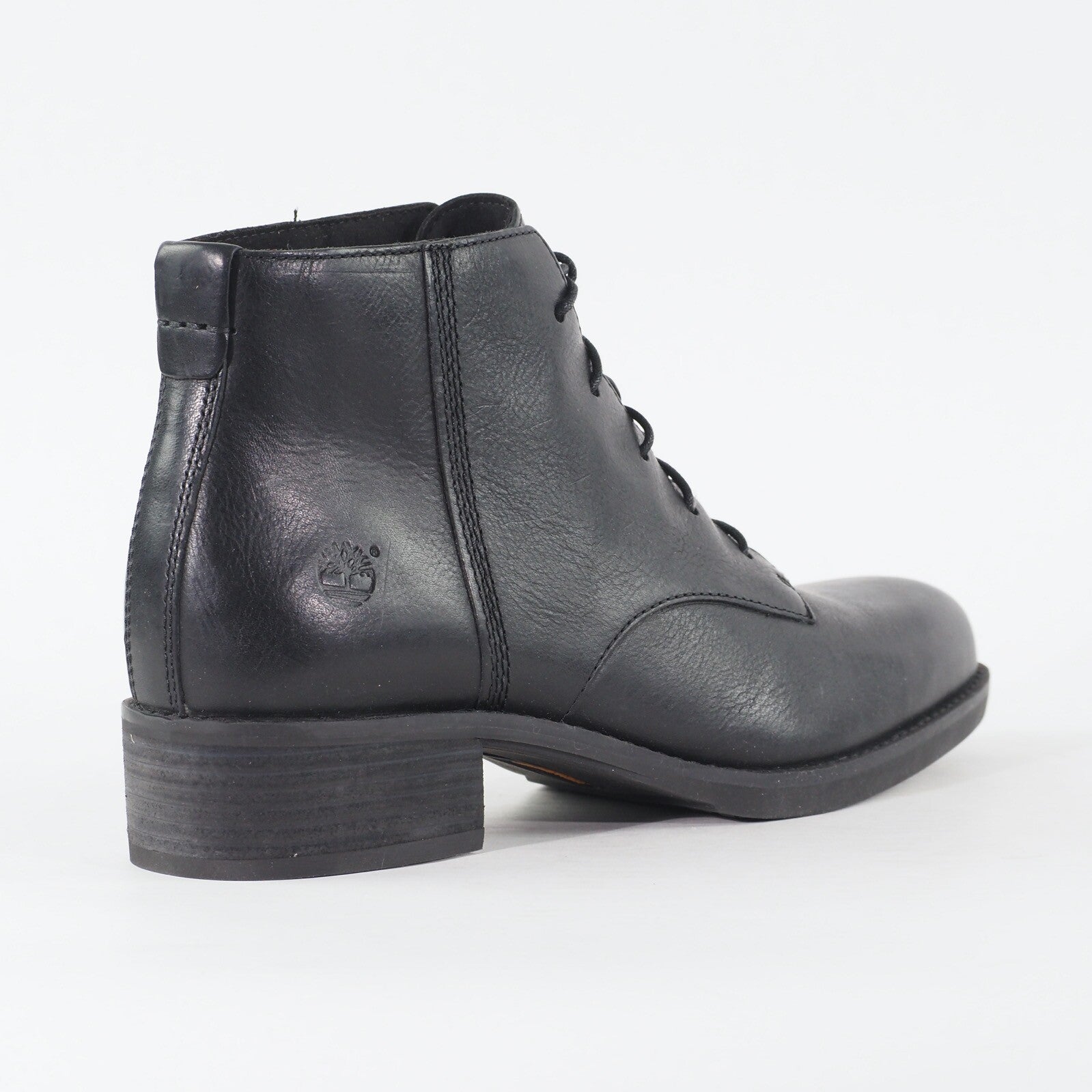 Womens Timberland Beckwith Chukka A19UN Black Leather Lace Up Casual Boots