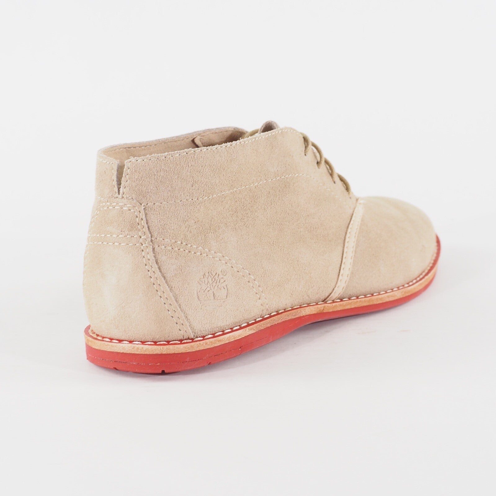 Mens Timberland Revenia 9765A Cream Lace Up Suede Walking Casual Chukka Boots