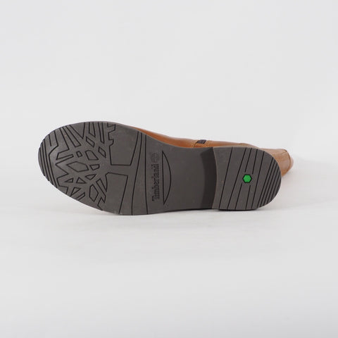 Womens Timberland IRR A1IZ7 Tall Tan Leather Side Zip Casual Everyday Boots