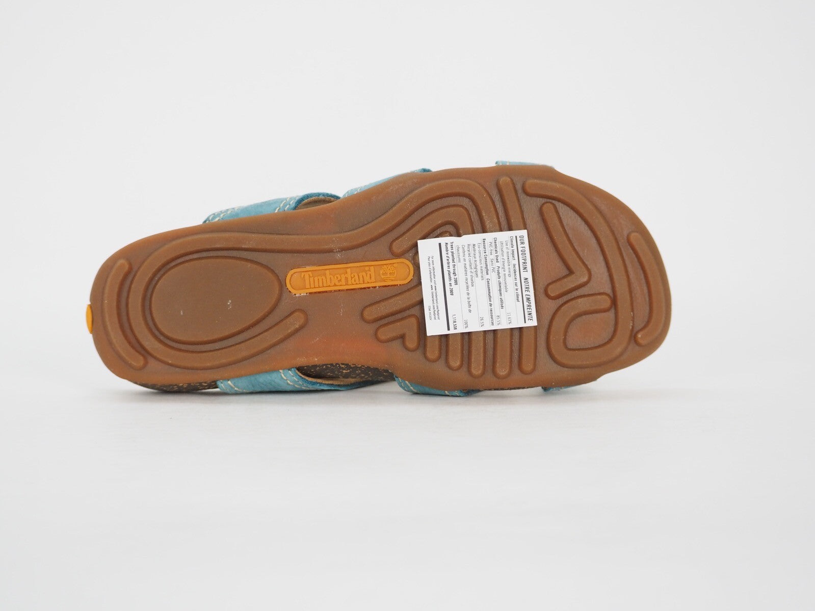 Womens Timberland EK Brestsndl 3859R Blue Leather Casual Summer Strappy Sliders