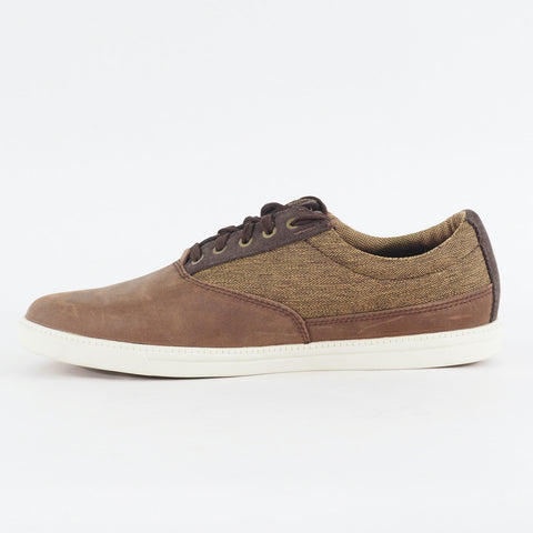 Mens Timberland EK Fulk Oxford 6807A Medium Brown Leather Lace Up Casual Shoes