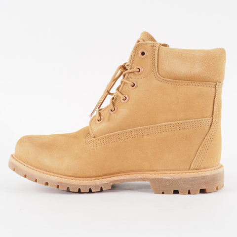 Womens Timberland Premium A1P7G Biscuit Brown Leather Waterproof Lace Up Boots