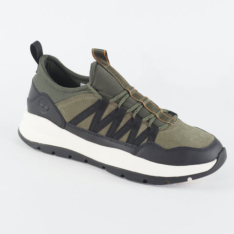 Mens Timberland Broughs Sroject Olive A24SV Leather Casual Walking Trainers
