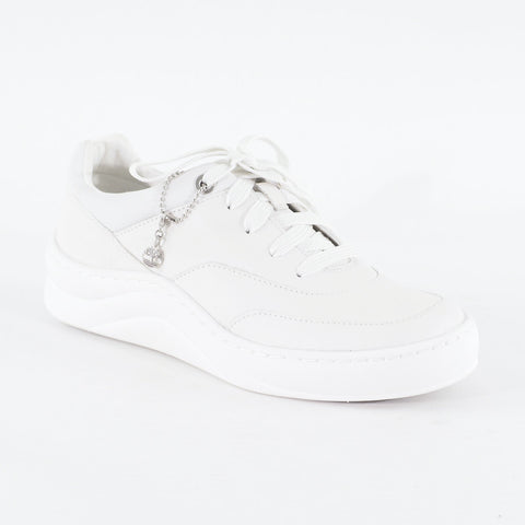 Womens Timberland Ruby Ann A2124 White Leather Lace Up Casual Sneakers
