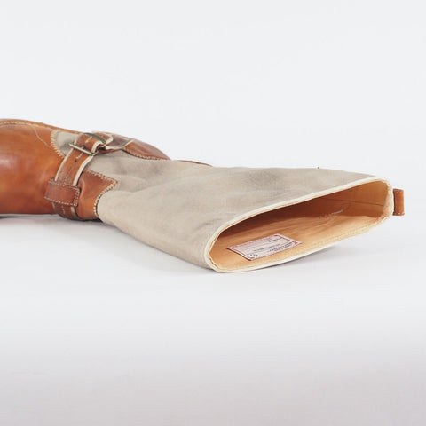 Womens Timberland Lucille 67622 Tan Leather Pull On Casual Tall Ladies Boots