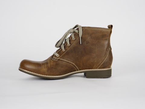 Womens Timberland Shoreham 25666 Brown Leather Lace Up Desert Boots