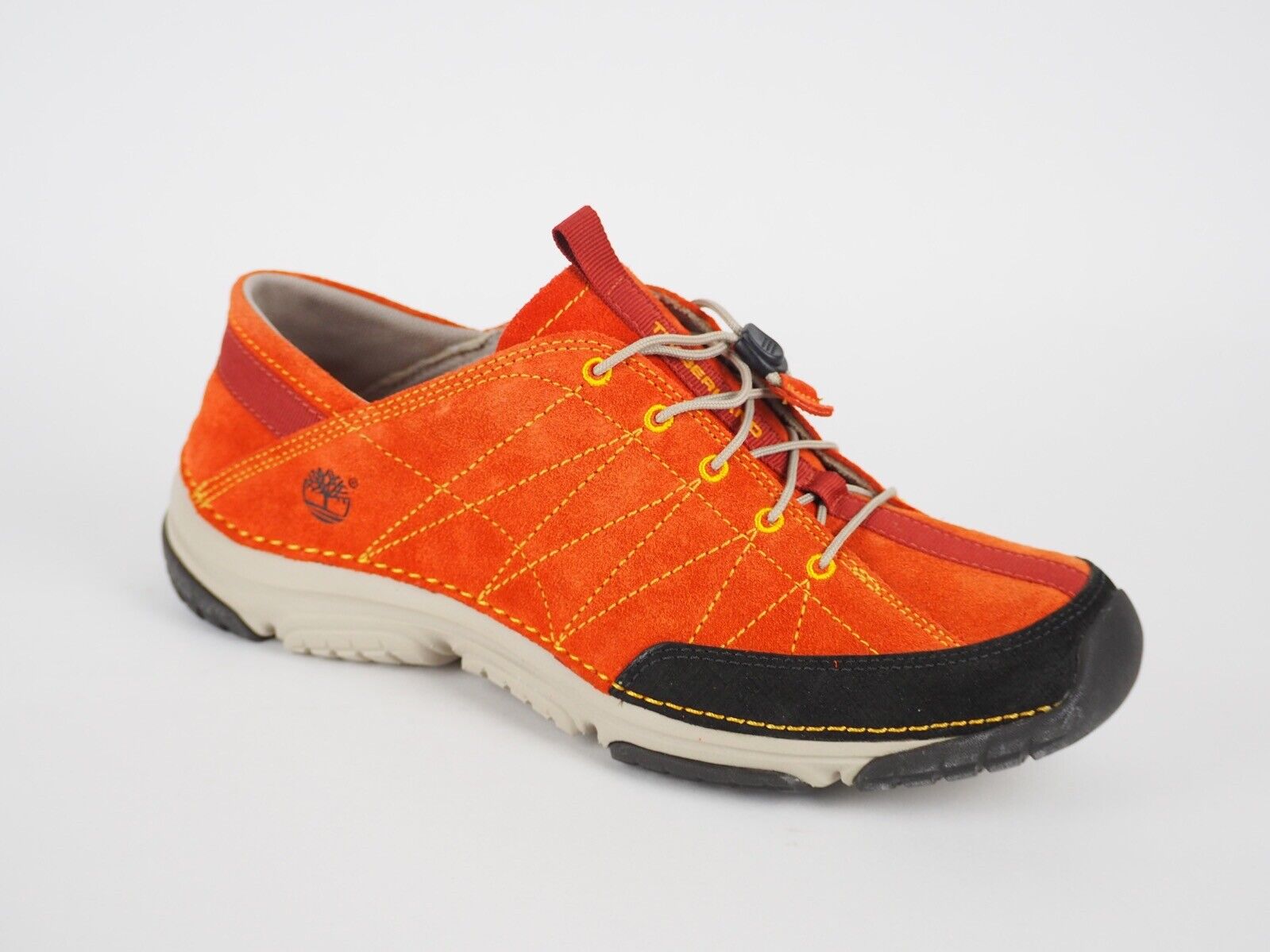 Mens Timberland EK FC Lite 5206R Orange Suede Leather Low Hiker Walking Shoes