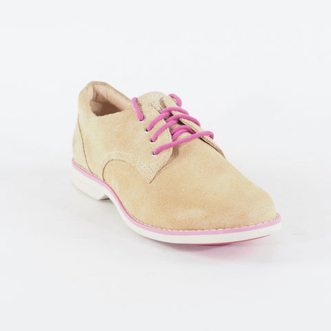 Womens Timberland EK Millway Ox 8817A Tan Leather Lace Up Low Top Casual Shoes