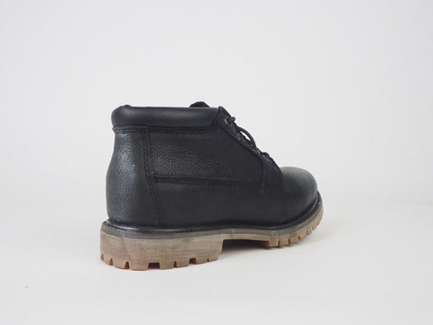 Womens Timberland Nellie Chukka Double Black A12PK Leather Waterproof Boots 