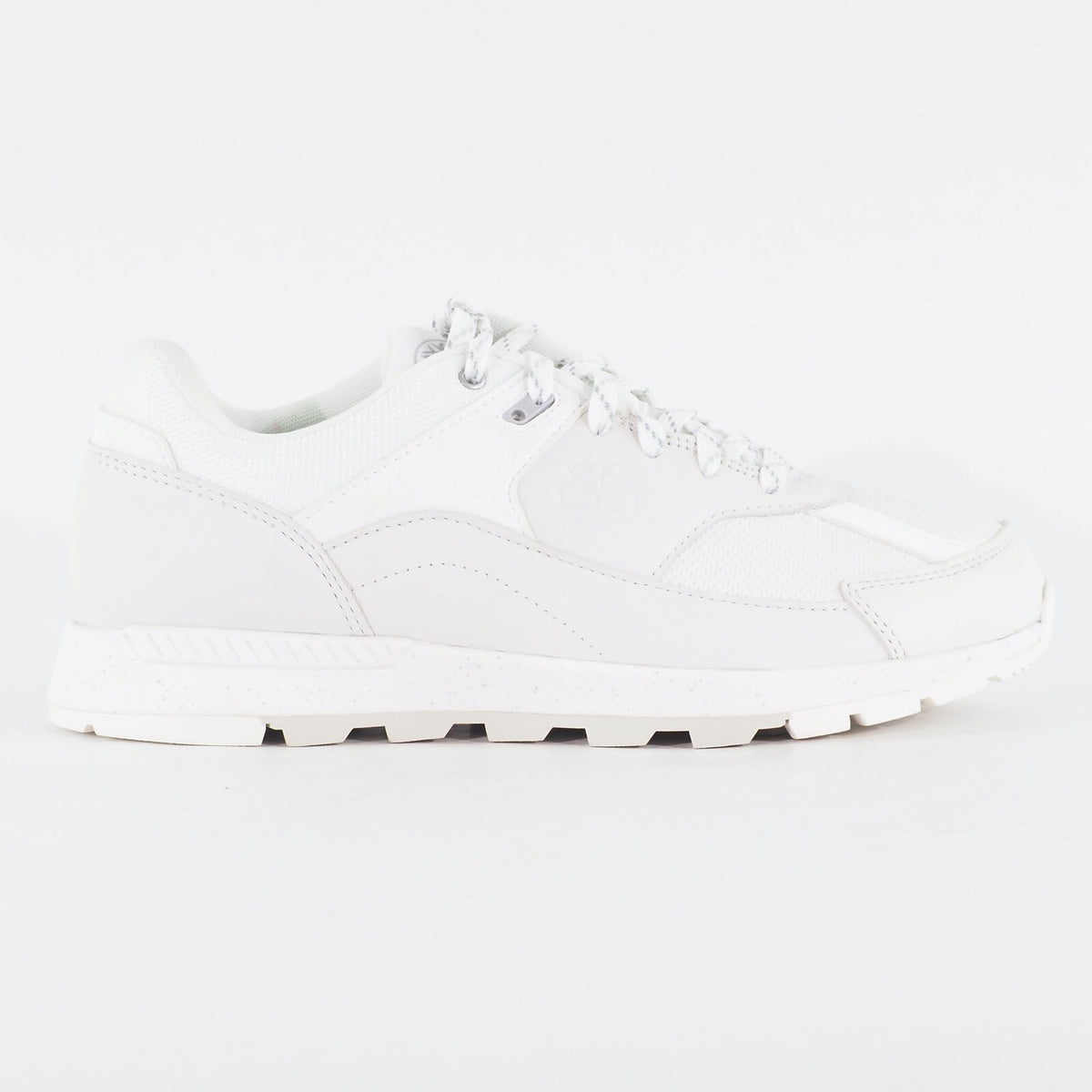 Womens Timberland Field Trekker A2DRT White Leather Lace Up Low Top Casual Shoes