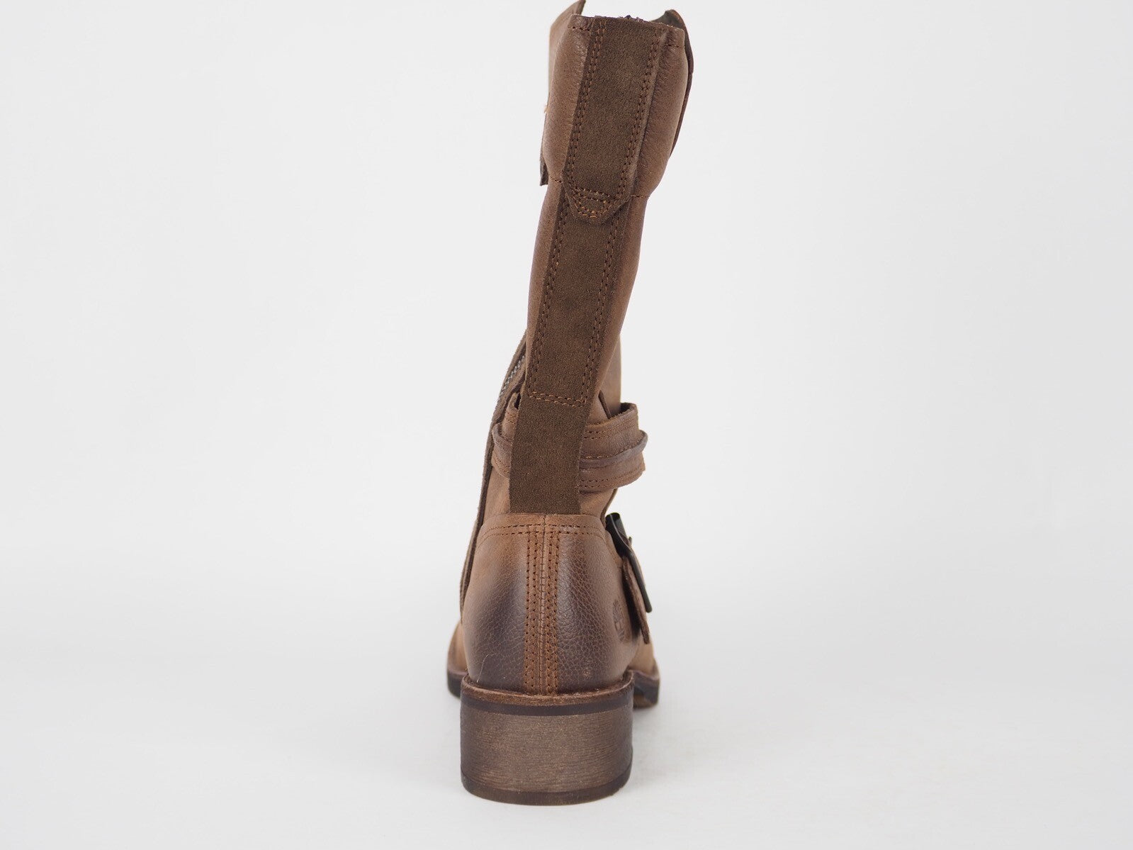 Womens Timberland Whittemore A12I1 Dark Brown Leather Side Zip Winter Boots