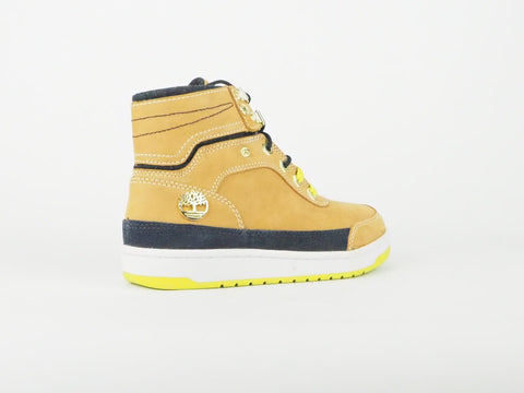 Timberland Iteza Roll Top 6052A Wheat Leather Lace Up Boots 