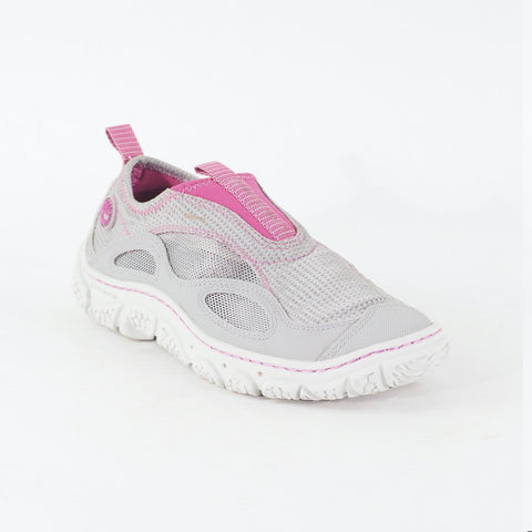 Womens Timberland Wake 58621 Grey Mauve Fabric Slip On Casual Trainer Shoes