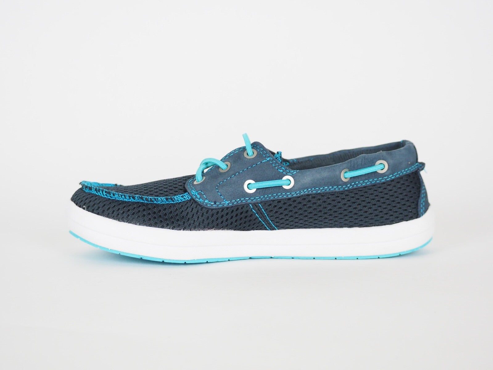 Womens Timberland EK Seneca 37321A Blue Leather Breathable Light Mesh Shoes