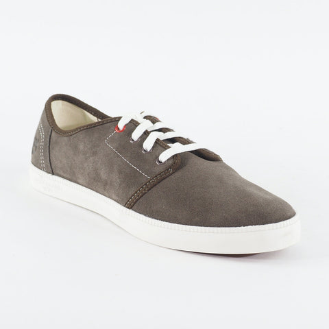 Mens Timberland Newport Bay A154X Dark Brown Suede Lace Up Casual Trainers