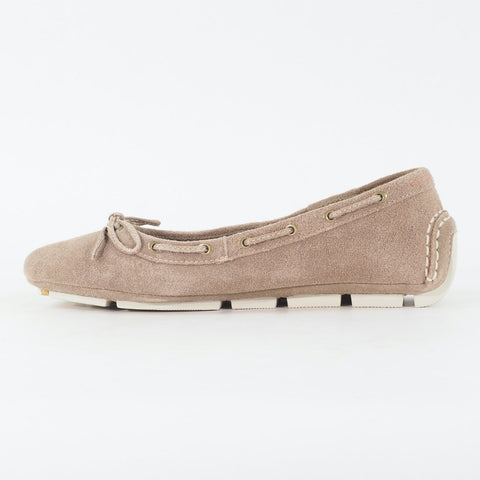 Womens Timberland Baldaci Ballerina 83396 Taupe Leather Slip On Casual Shoes