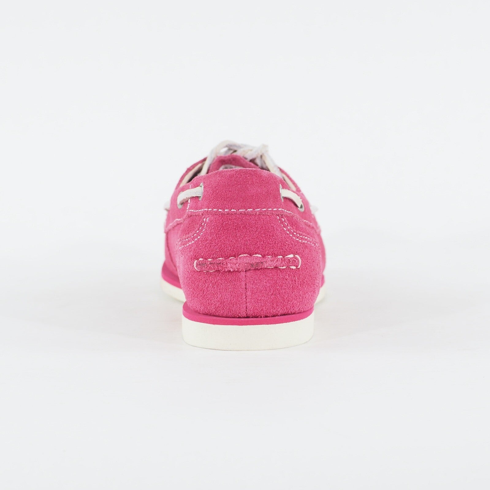 Womens Timberland Classic Unlined A14EI Magenta Leather Lace Casual Boat Shoes