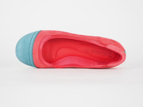Womens Timberland Earthkeepers 8416A Pink Leather Light Ballerina Shoes Flats