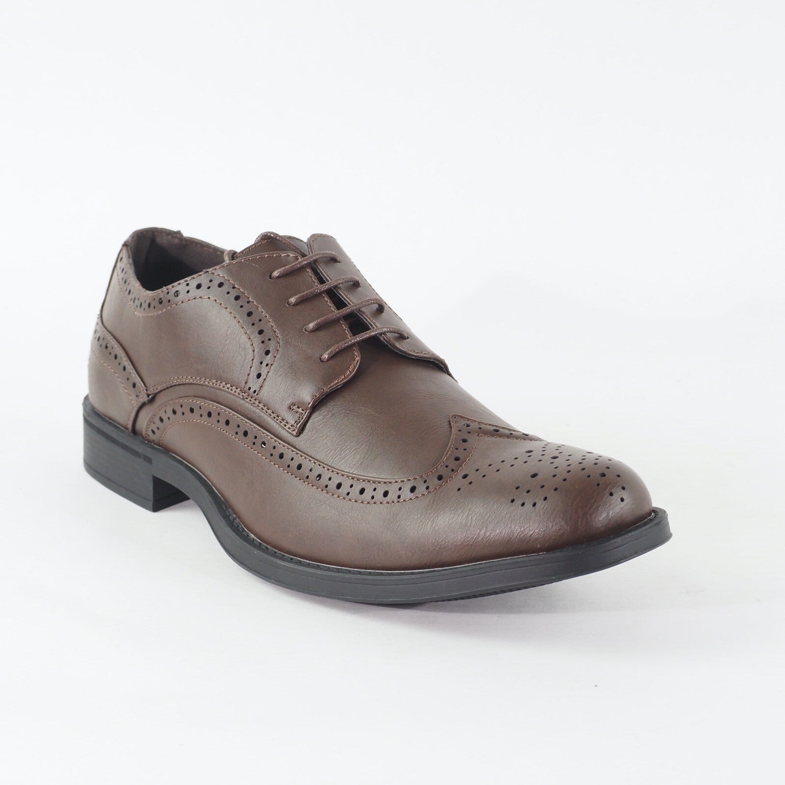 Mens Farah Classic Sherbourne FAC0008 Dark Brown Leather Lace Up Formal Shoes