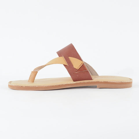 Womens Timberland Ek Sheafe Thong 8725A Brown Leather Slip On Casual Sandals