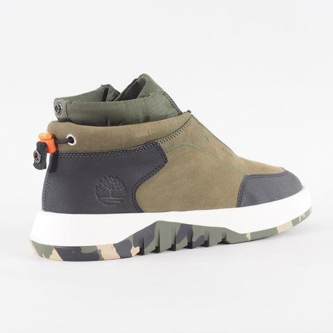 Mens Timberland Supaway Chukka A2KPN Dark Green Nubuck Leather Lace Casual Shoes