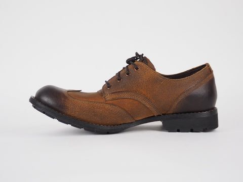 Mens Timberland EK City Premium 5367R Red Brown Leather Smart Ocford Shoes
