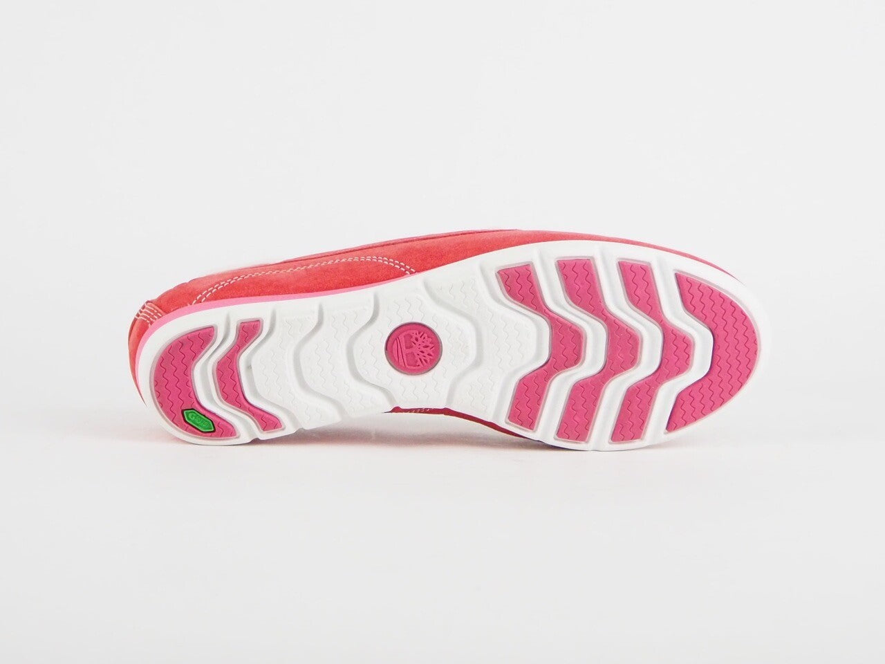 Womens Timberland Ek Harbrside 1Eye Boat Red 8420B Leather Flat Slips On Shoes