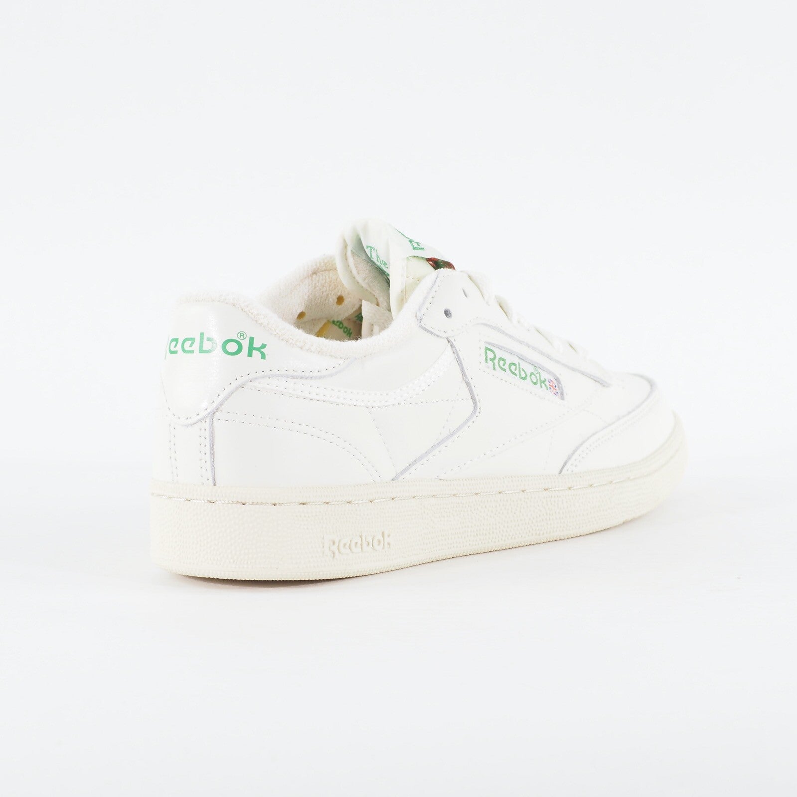 Mens Reebok Club C 85 Vintage DV6434 Chalk White Leather Casual Lace Up Trainers