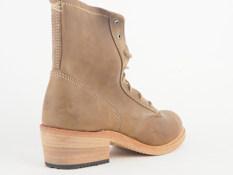 Womens Timberland Boot Company Lucille Coulter 8650A Brown Leather Lace Up Boots