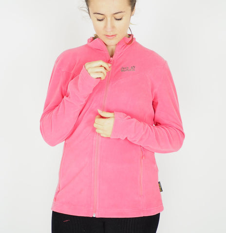 Womens Jack Wolfskin 5007721 Rosebud Warm Longsleeve Fleece Zip Up Sweatshirt