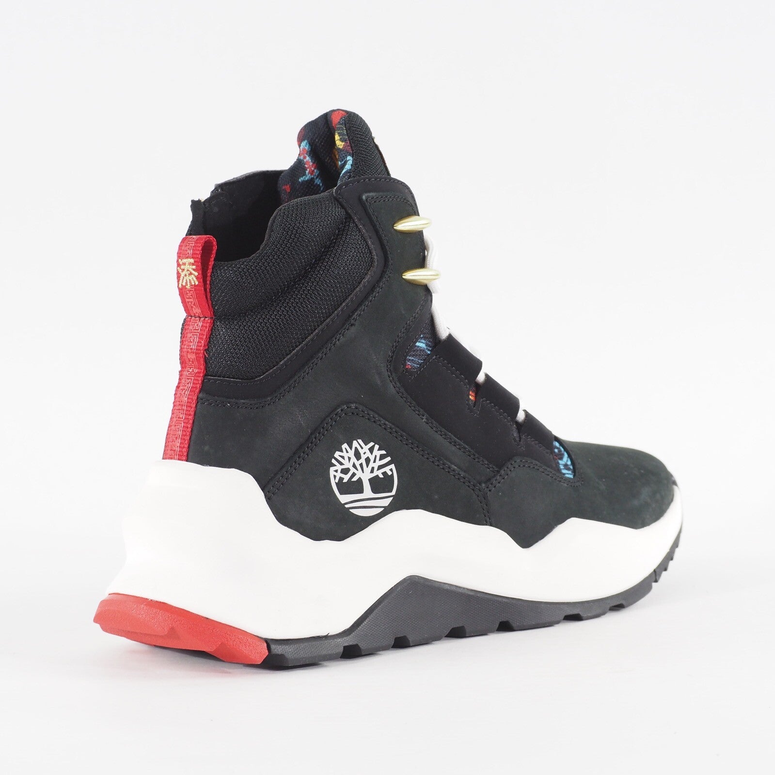 Mens Timberland Madbury A2PTC Black Nubuck Leather Zip Up Sneaker Boots