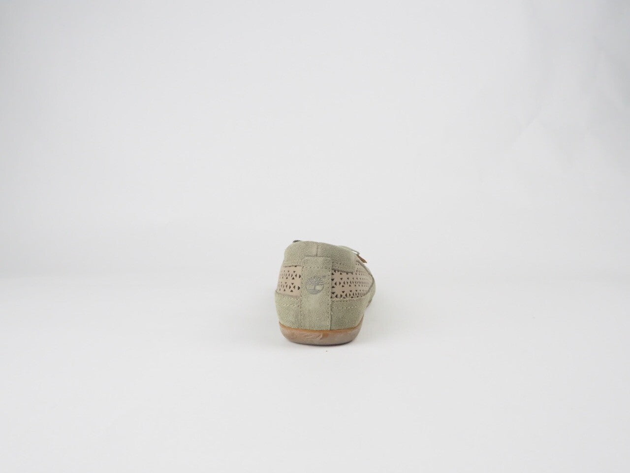 Womens Timberland Falmouth Ballerina 8017R Leather Slips On Flat Grey Shoes