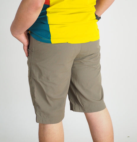 Mens Jack Wolfskin Hoggar 5004701 Siltstone Light Hiking Trekking Summer Shorts