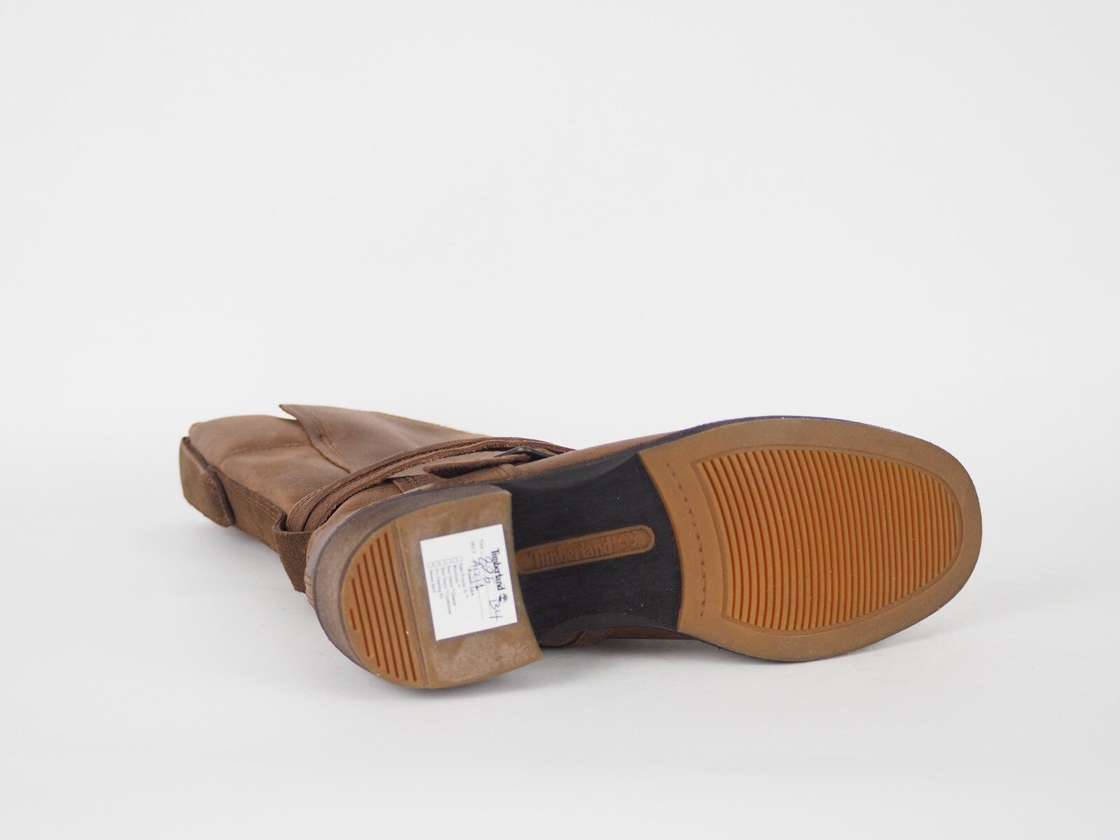 Womens Timberland Whittemore A12I1 Dark Brown Leather Side Zip Winter Boots