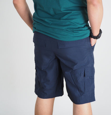 Mens Jack Wolfskin Barrington 5004512 Night Blue Comfort Fit Light Summer Shorts