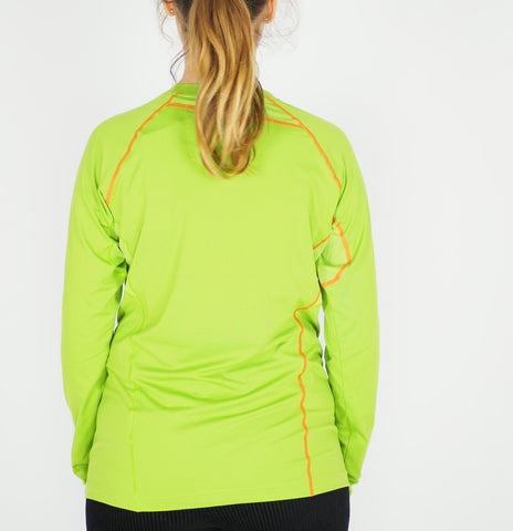 Womens Jack Wolfskin Alpine Trek 1803371 Parrot Green Active Longsleeve Shirt
