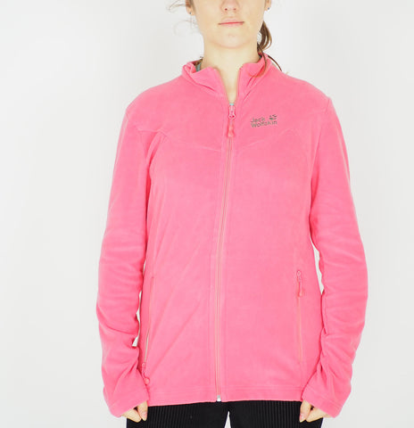 Womens Jack Wolfskin 5007721 Rosebud Warm Longsleeve Fleece Zip Up Sweatshirt